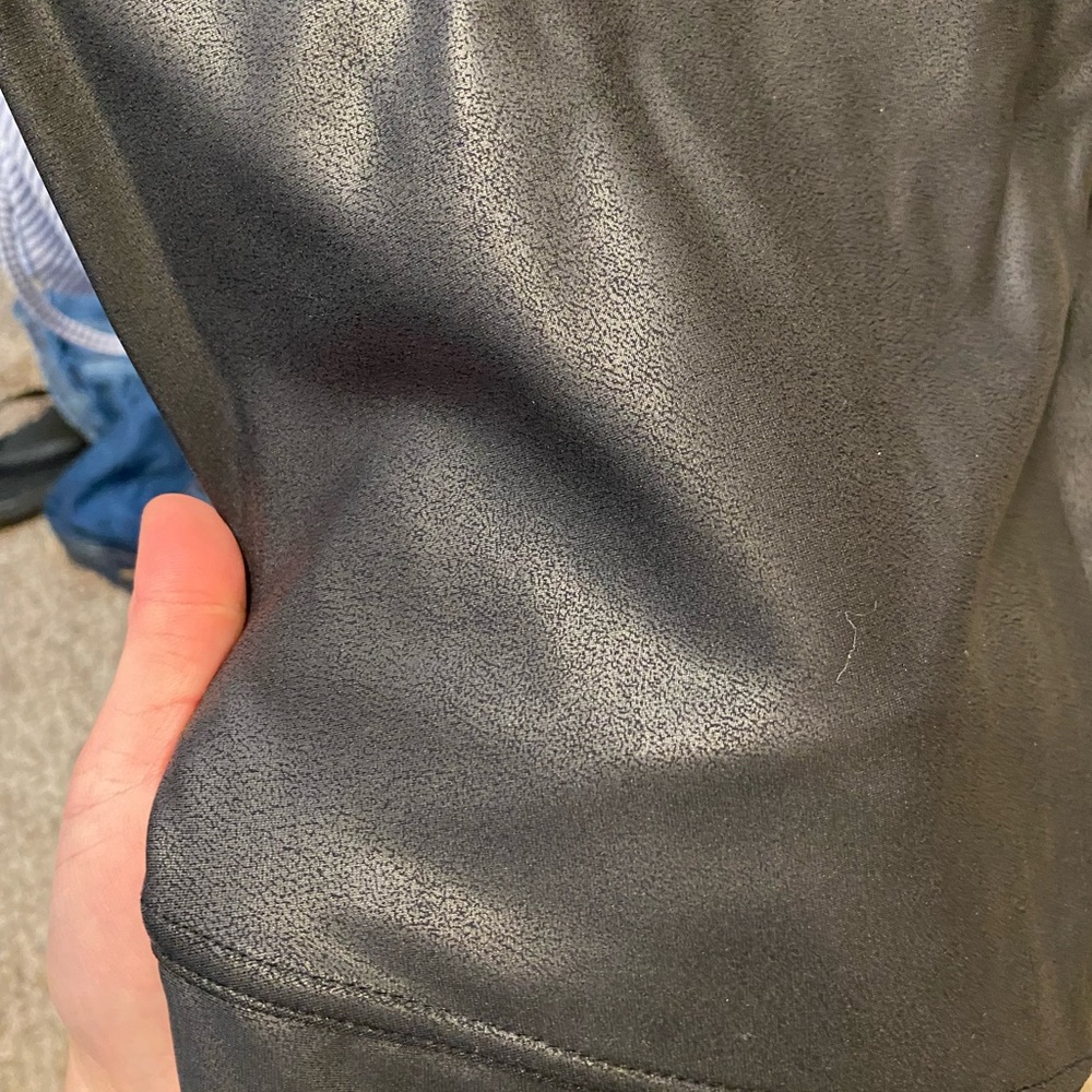 Faux leather leggings never worn